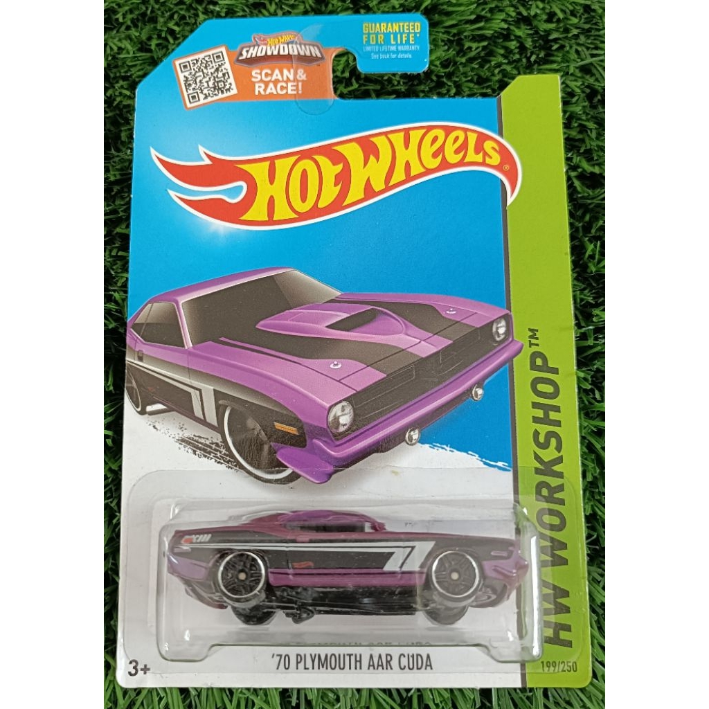 Hot Wheels ' 70 PLYMOUTH AAR CUDA UNGU
