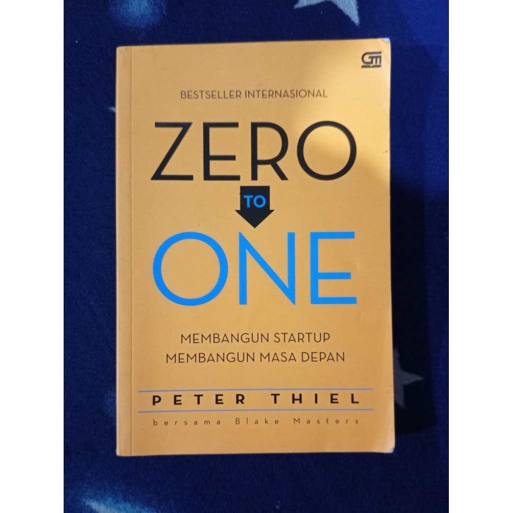 Preloved 100% Original Buku Zero to One - Peter Thiel (kondisi sangat bagus terawat bersih)