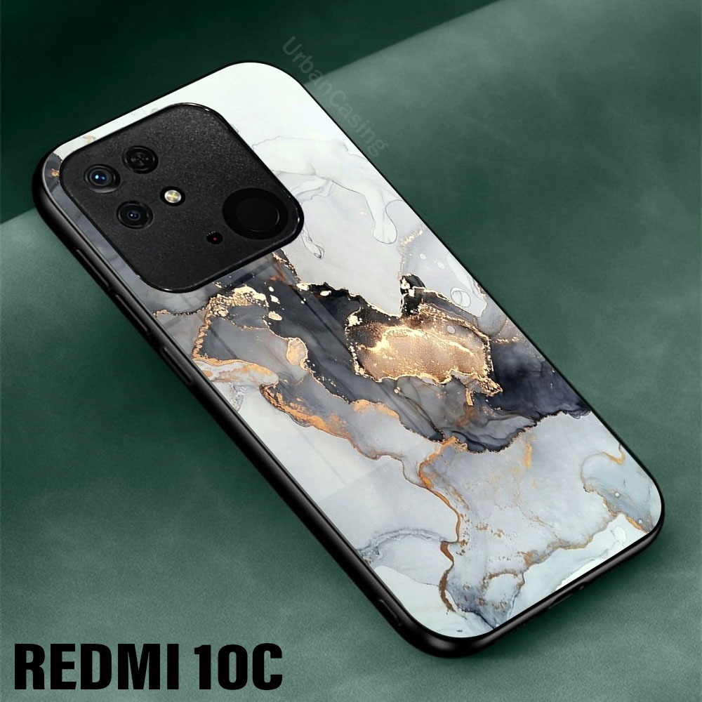 Case Redmi 10C Casing Redmi 10C Urban Casing [Marble M45] Case Glossy Case Aesthetic Custom Case Ani