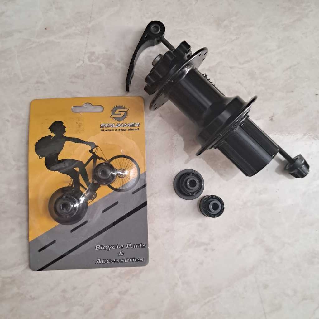 Strummer 10x142 mm Rear Hub End Cap for (HM-350 Boost/HM-380 Boost) / Adaptor Hub Depan Strummer QR 