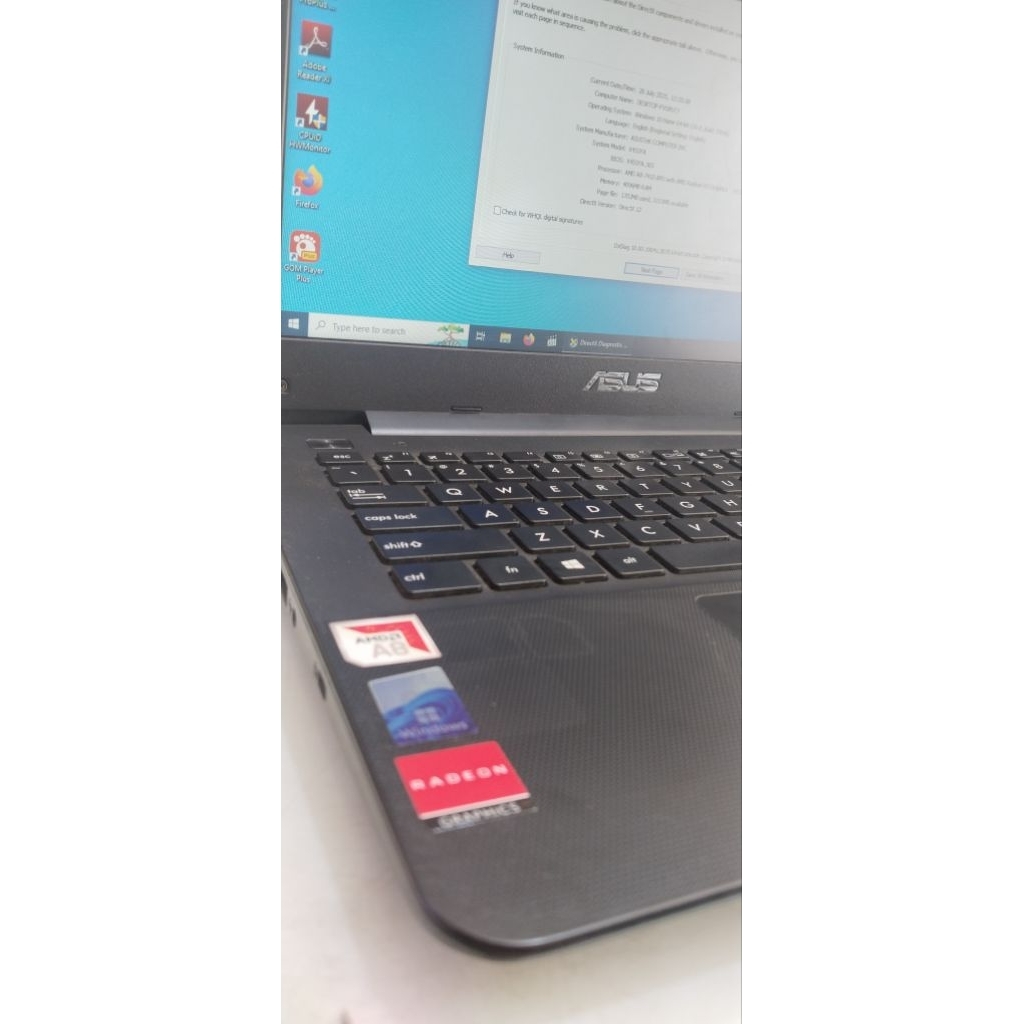 laptop asus ceken seperti baru