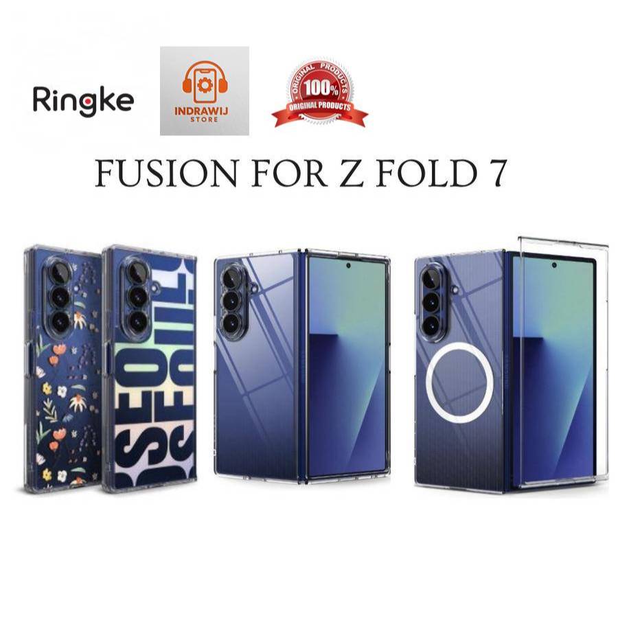 Ringke Fusion Hybrid Magnetic Magsafe Ultra Thin casing design for samsung galaxy z fold 7