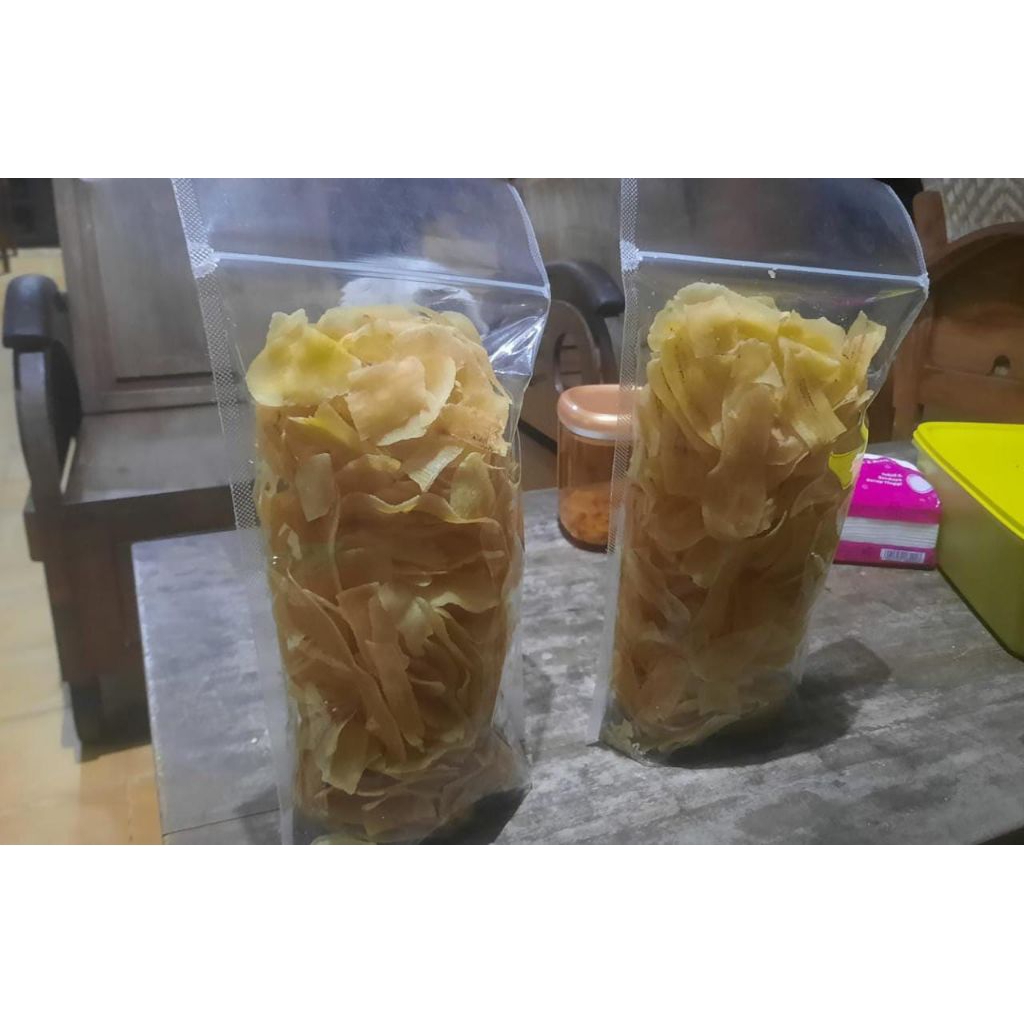 

Keripik Pisang 1kg Asin – Renyah & Gurih | Camilan Sehat Tanpa Pengawet