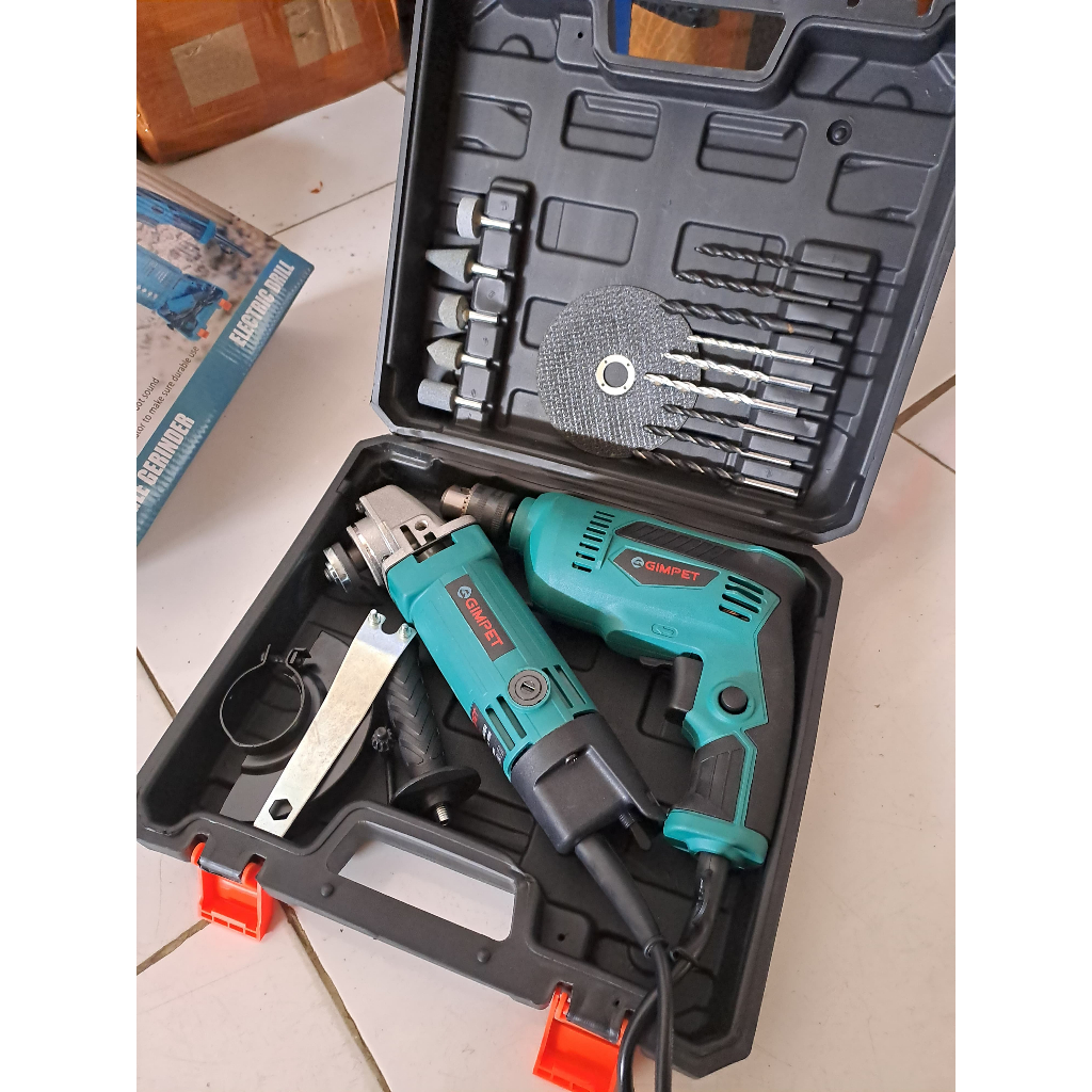 PAKET BOR + GERINDA T-REX BOR GERINDA SET KOPER TERMURAHH Bor Gerinda Murah