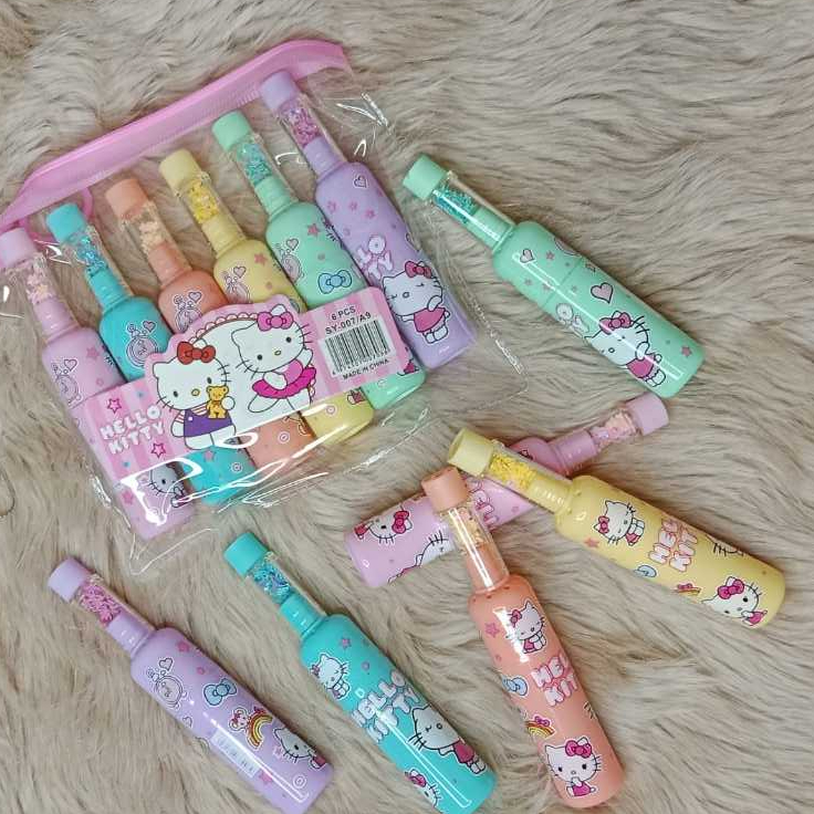 

ONE SET HIGHLIGHTER ANIMASI KARTUN LUCU SY-007/A9 BERBAGAI WARNA ISI 6 PCS [2002557]