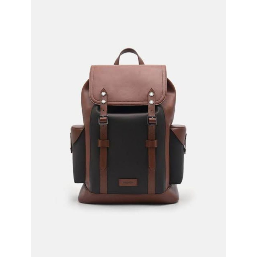 (Preloved) Tas Ransel Pria Pedro Backpack Original - Brown