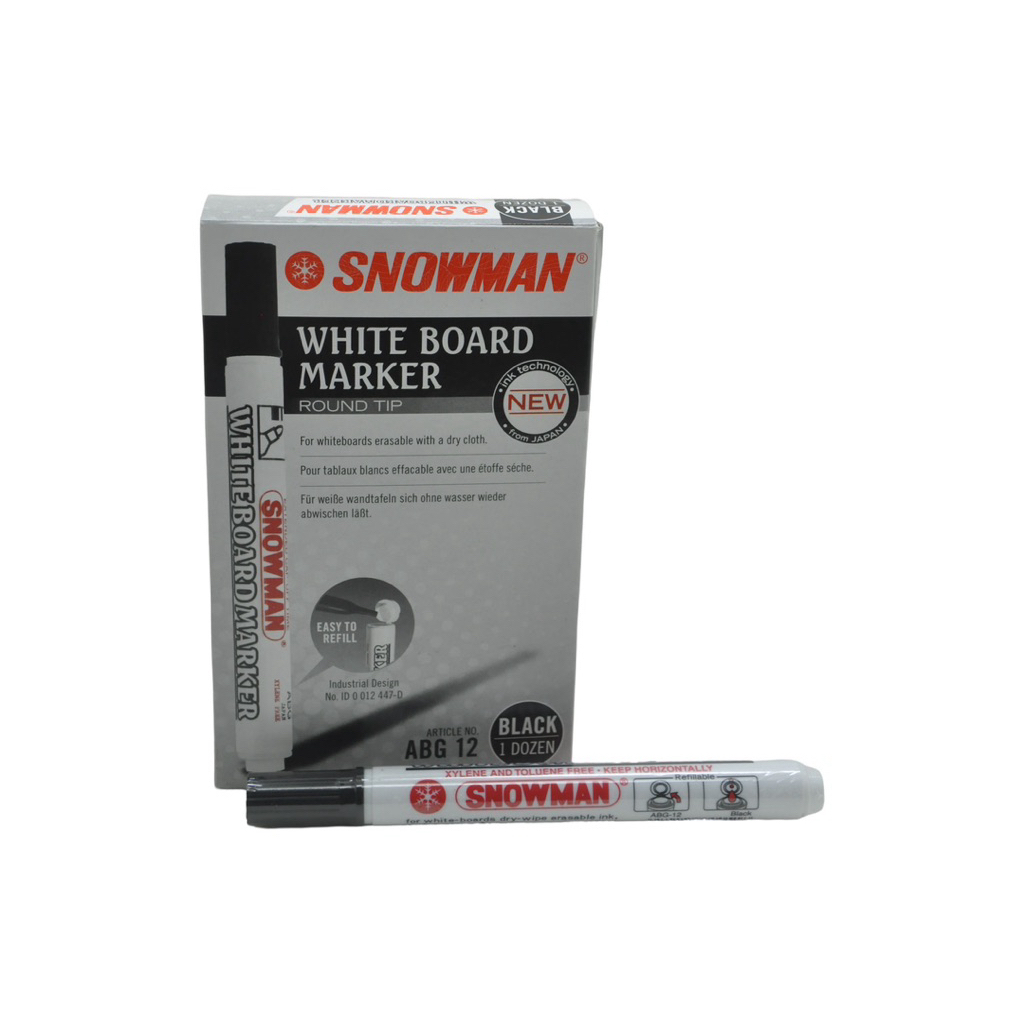 

Snowman Whiteboard Marker ABG-12 (isi 12 spidol)