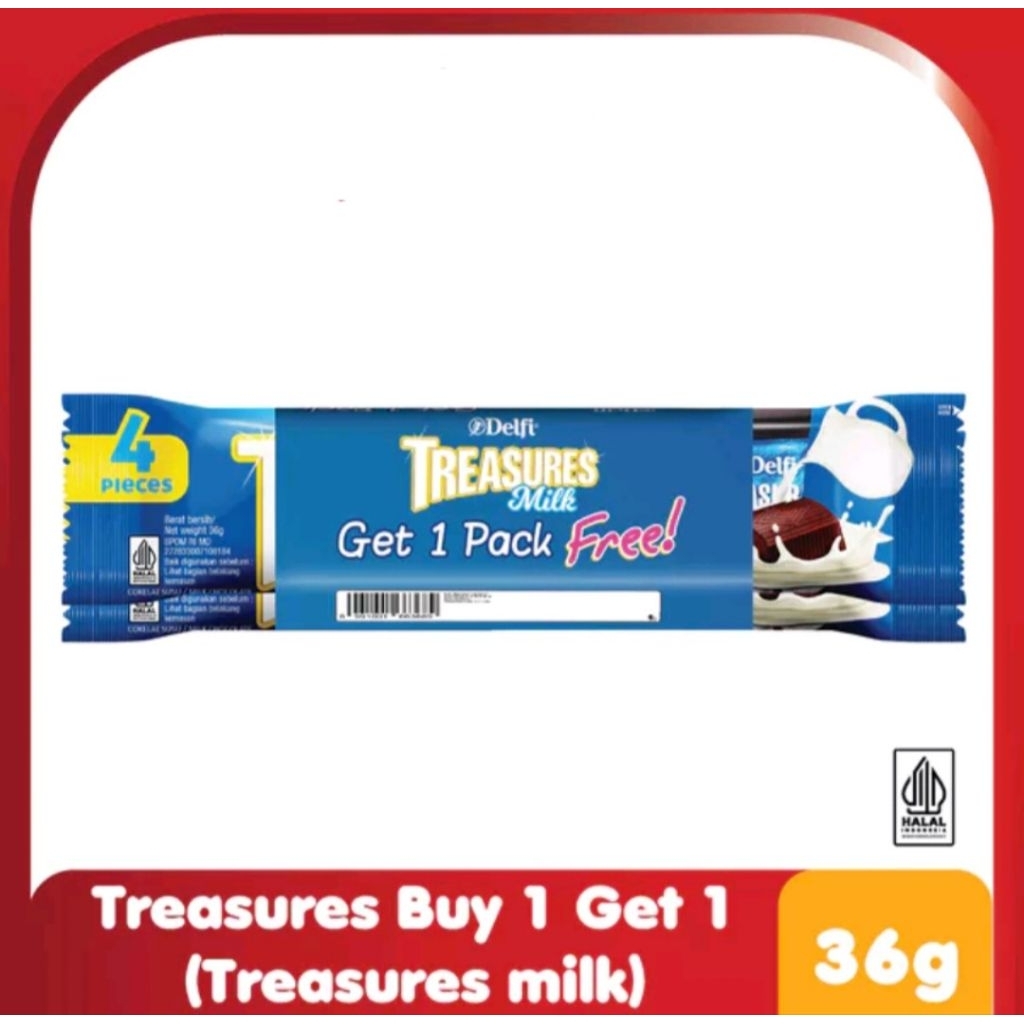 

[Buy 1 Get 1] Delfi Treasures Milk (2 x 36 Gr)