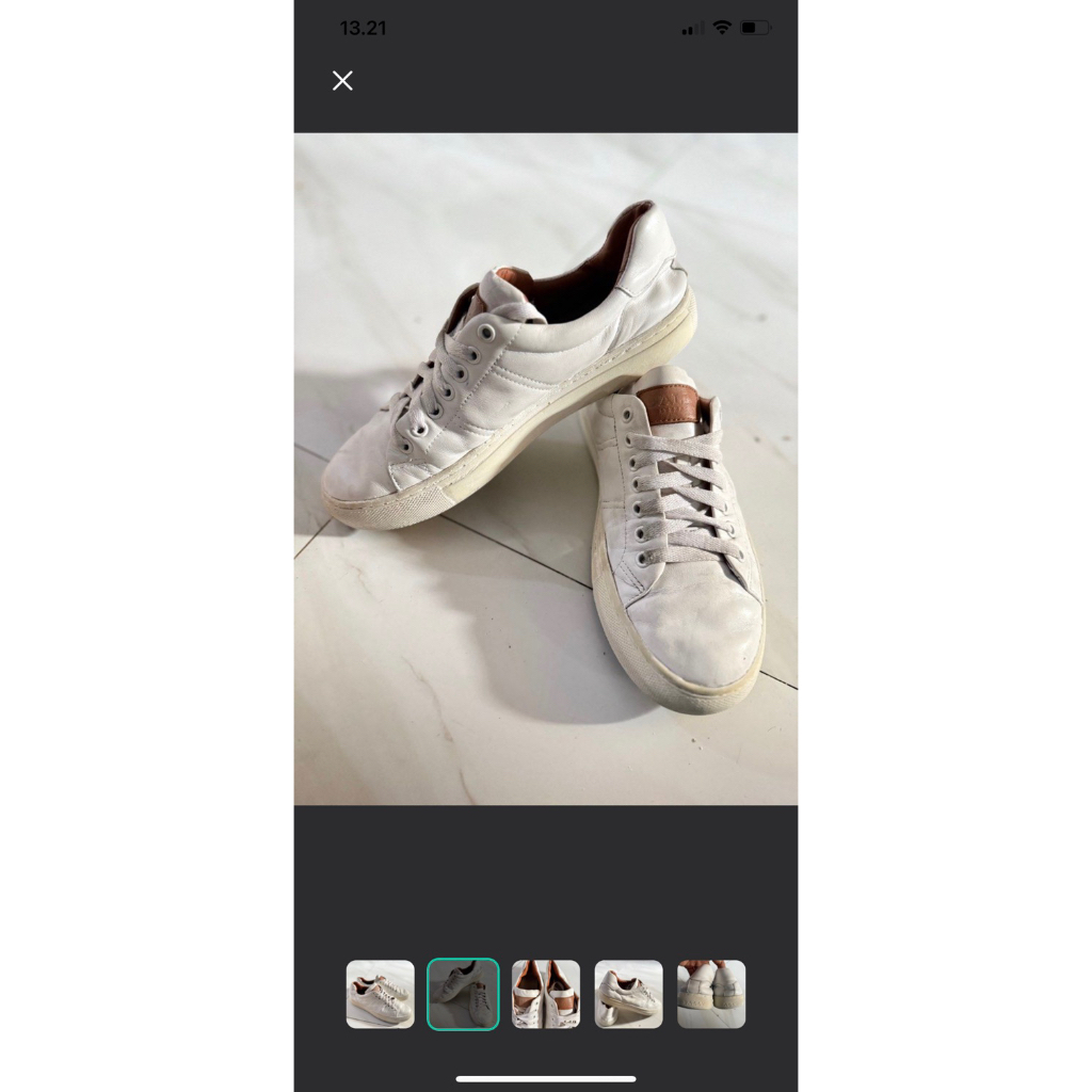 Sepatu Brand Bally Made in italy kulit size 41