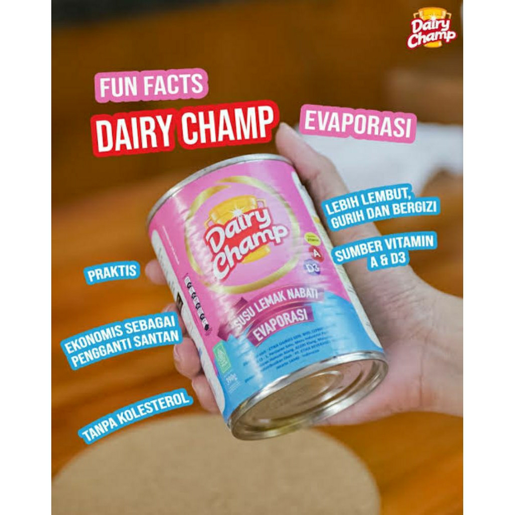 

MENJUAL SUSU EVAPORASI DAIRY CHAMP TERMURAH
