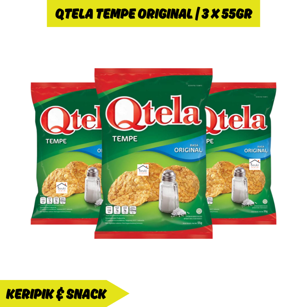 

Qtela Original Keripik Tempe Garing dan Renyah