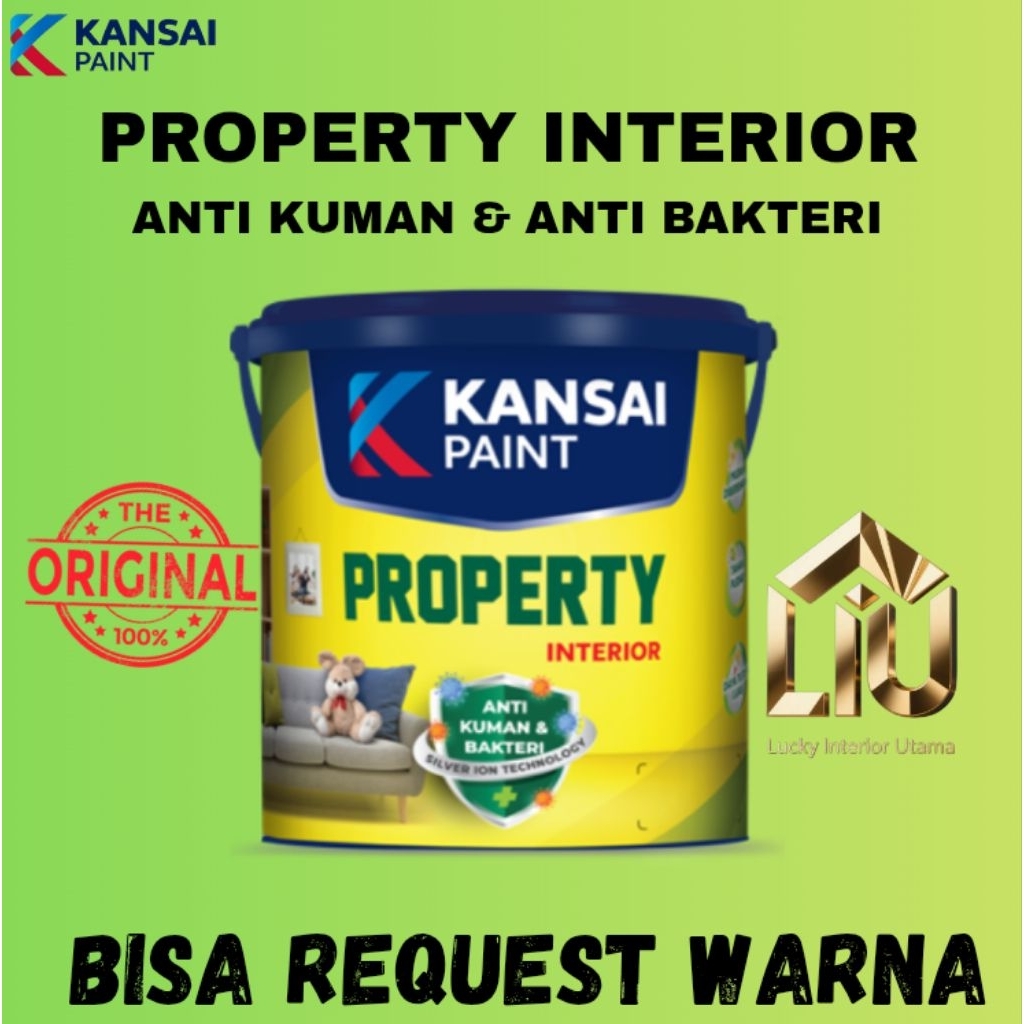 KANSAI PROPERTY INTERIOR (PUTIH) / CAT TEMBOK INTERIOR 25 KG