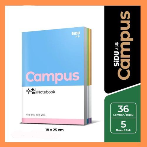 

SIDU Campus Bigboss buku Tulis 36 Lembar isi 5 buku