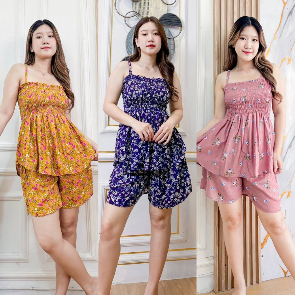 DASTER PUTRI BALI - SUZY CELANA PENDEK SETELAN DASTER BALI