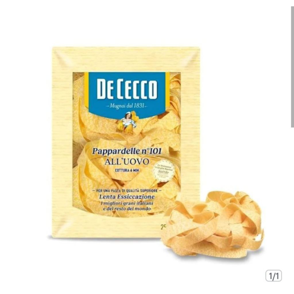 

de cecco pasta parppadelle all u'ovo 250gr