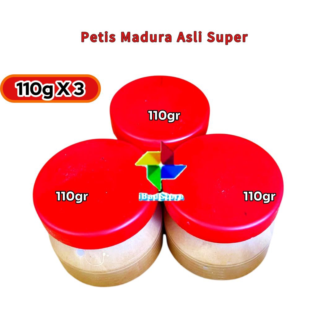 

Hemat ; 3 botol x 110g Petis Madura Asli Ikan Tuna Murni