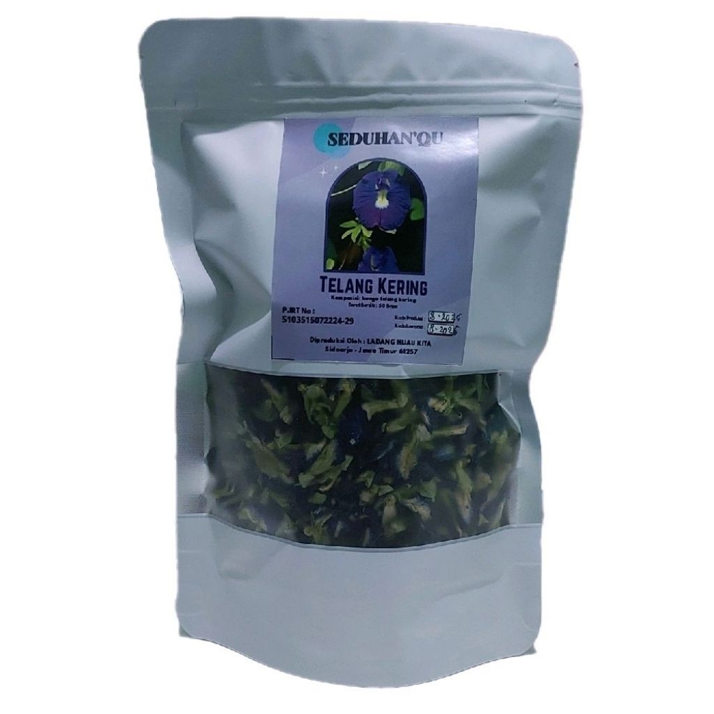 

Teh Bunga Telang Kering Seduhan Qu Minuman Herbal 50 gram