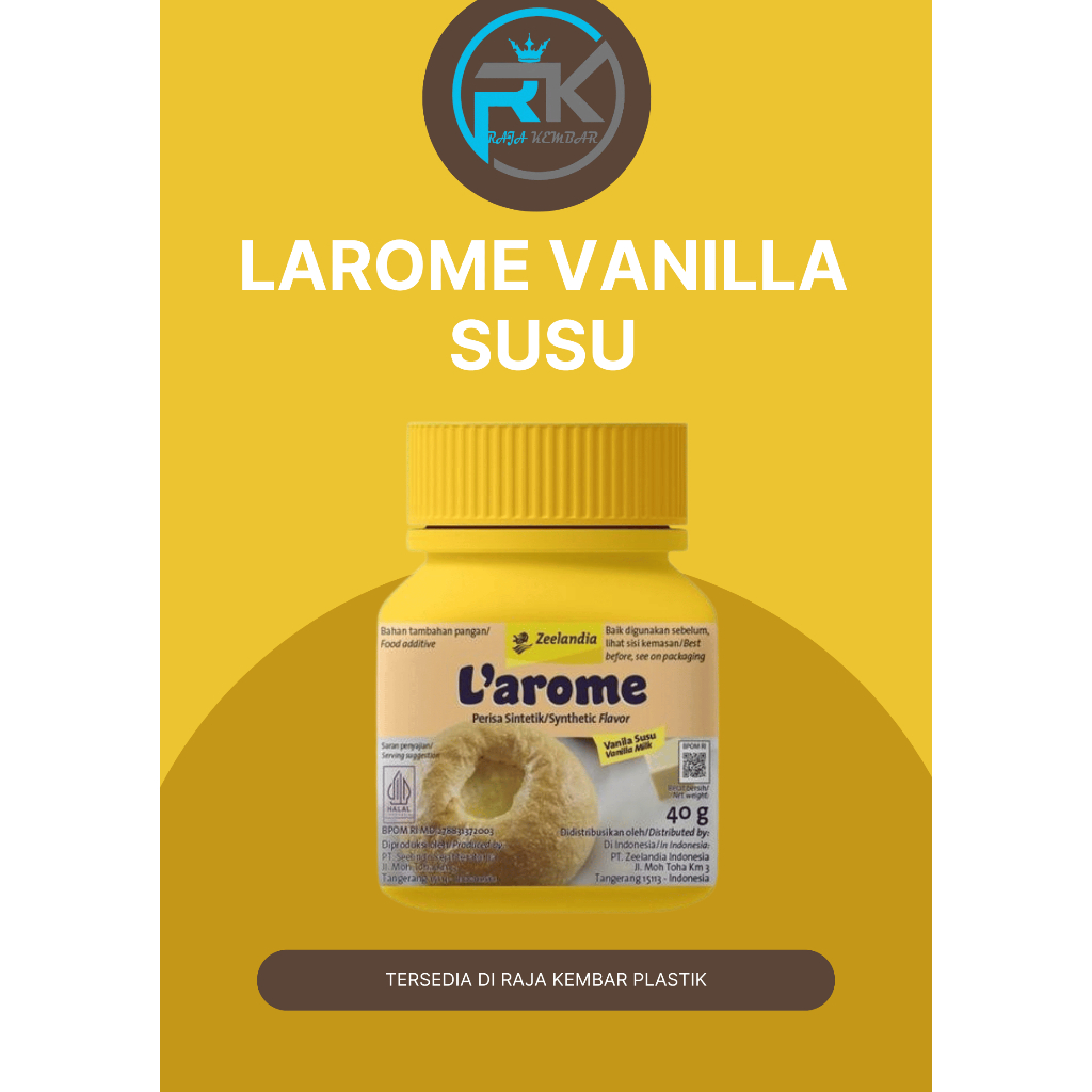 

LAROME VANILLA SUSU/PERISA VANILLA 40GR