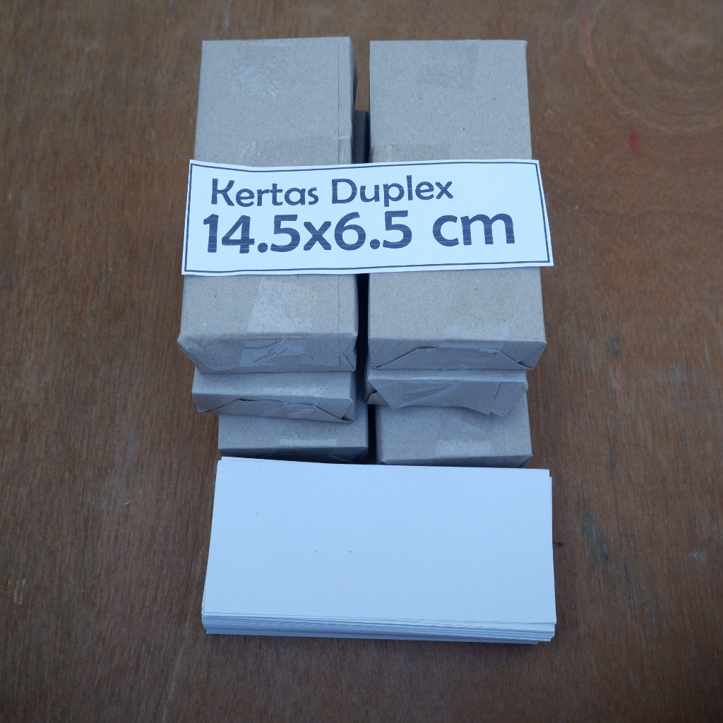 

Kertas duplex 14.5x6.5 cm