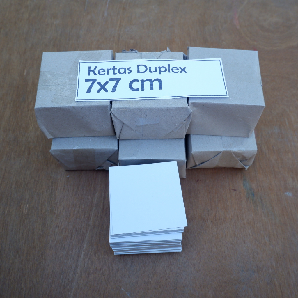 

Kertas duplex 7x7 cm