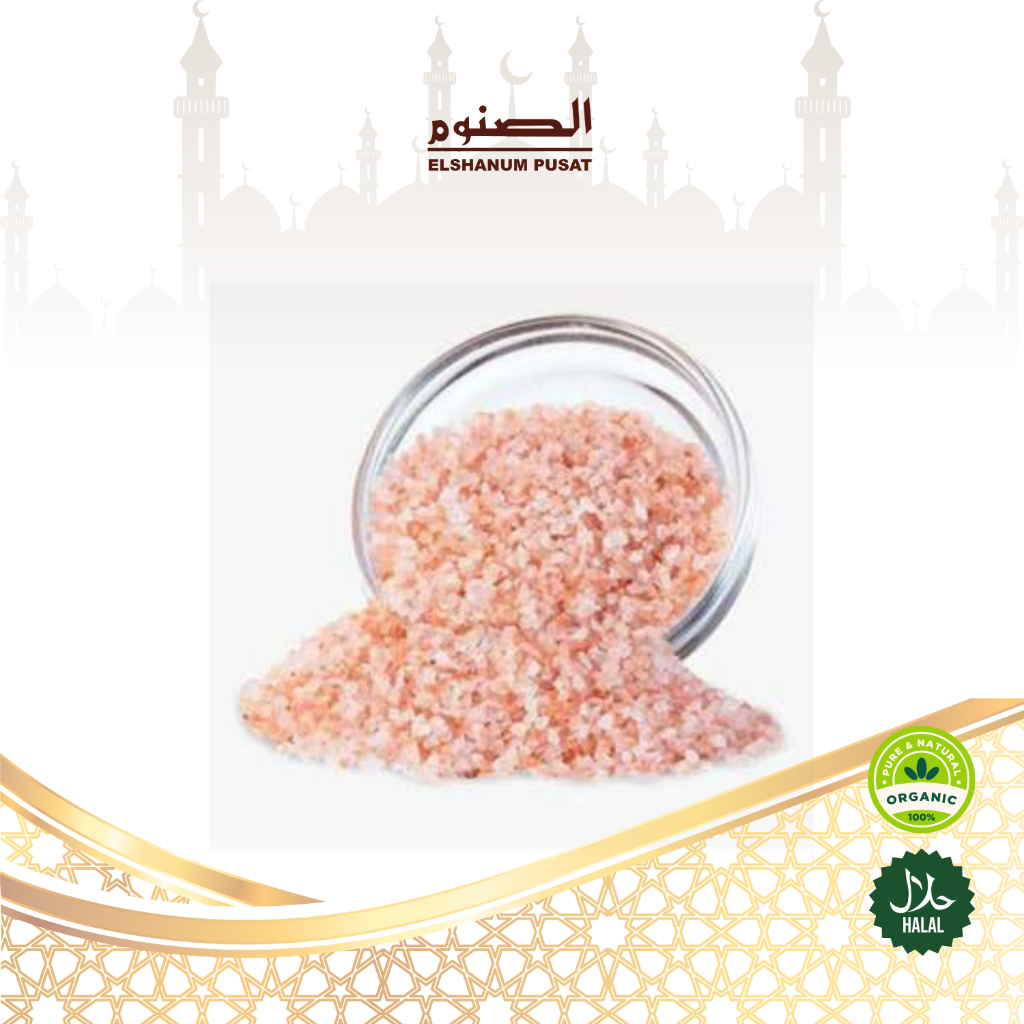 

Garam Himalaya Kasar 1kg / Himalayan Pink Salt Pure Coarse / Garam Himalaya Batu Garam Kasar