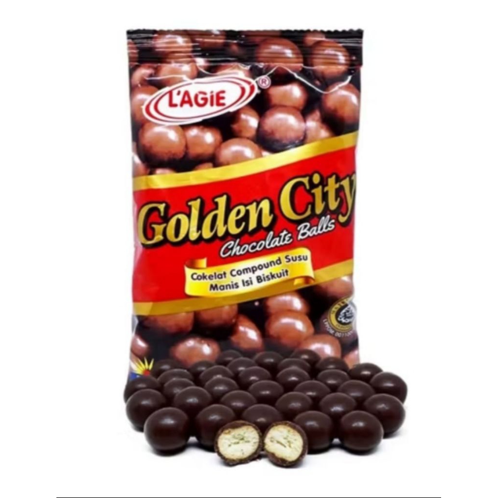 

Golden City Choco Balls 75gr