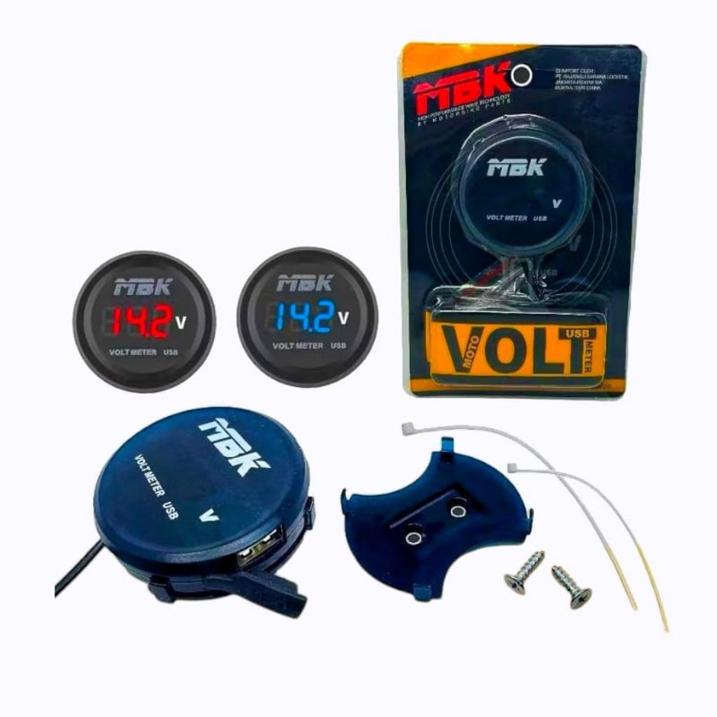 voltmeter bulat mini plus usb voltmeter digital bulat charger hp motor plus voltmeter