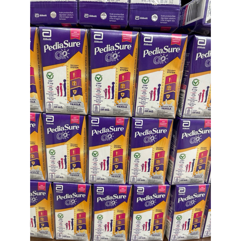 4pcs Pediasure Go Vanilla 110ml