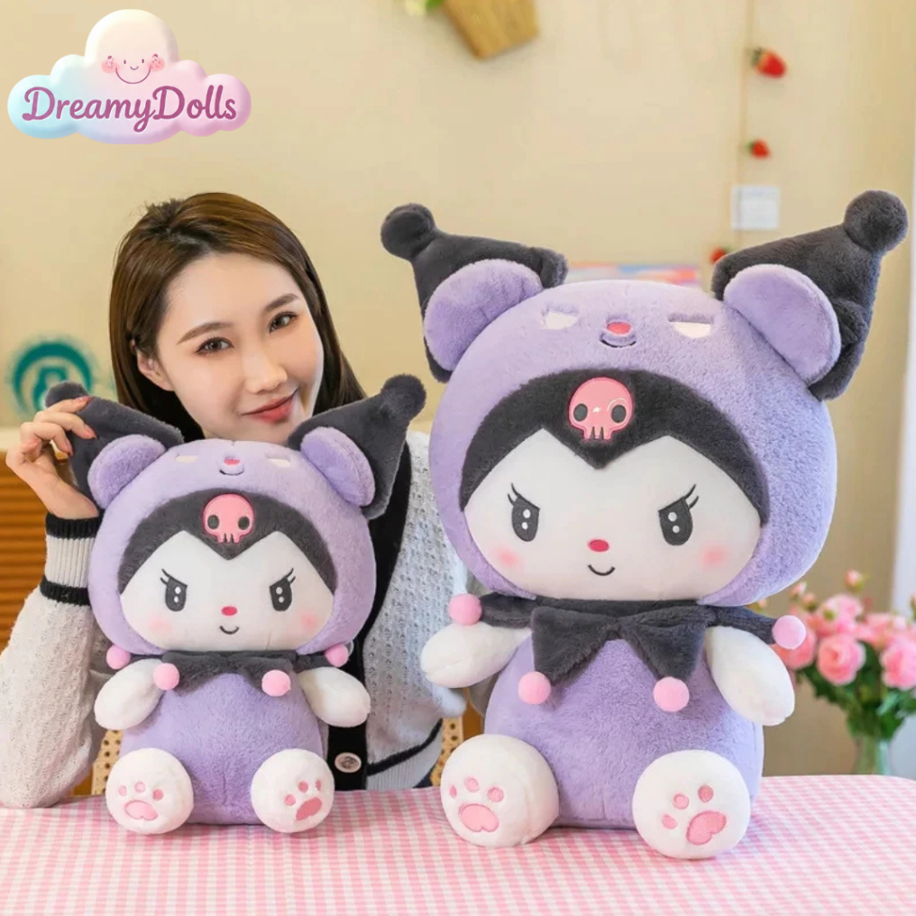 DreamyDoll's Boneka Kuromi / Boneka Sanrio Kawai Kuromi Ungu Hot Plush Warna Ungu