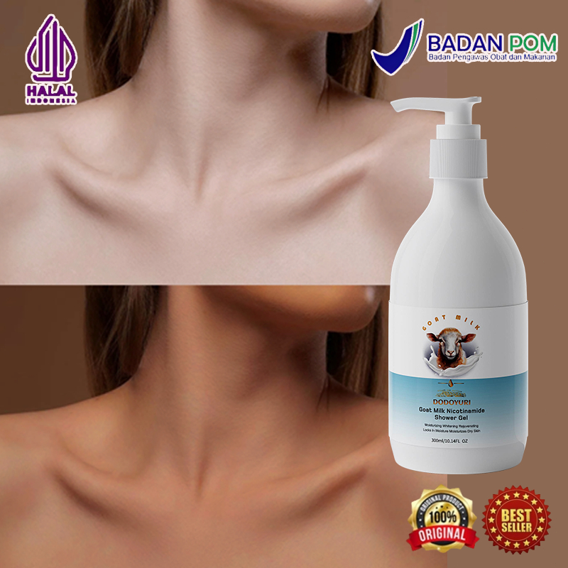 Sabun whitening badan Sabun mandi cair pemutih badan Sabun mencerahkan badan 300ml Kulit Kusam Kerin