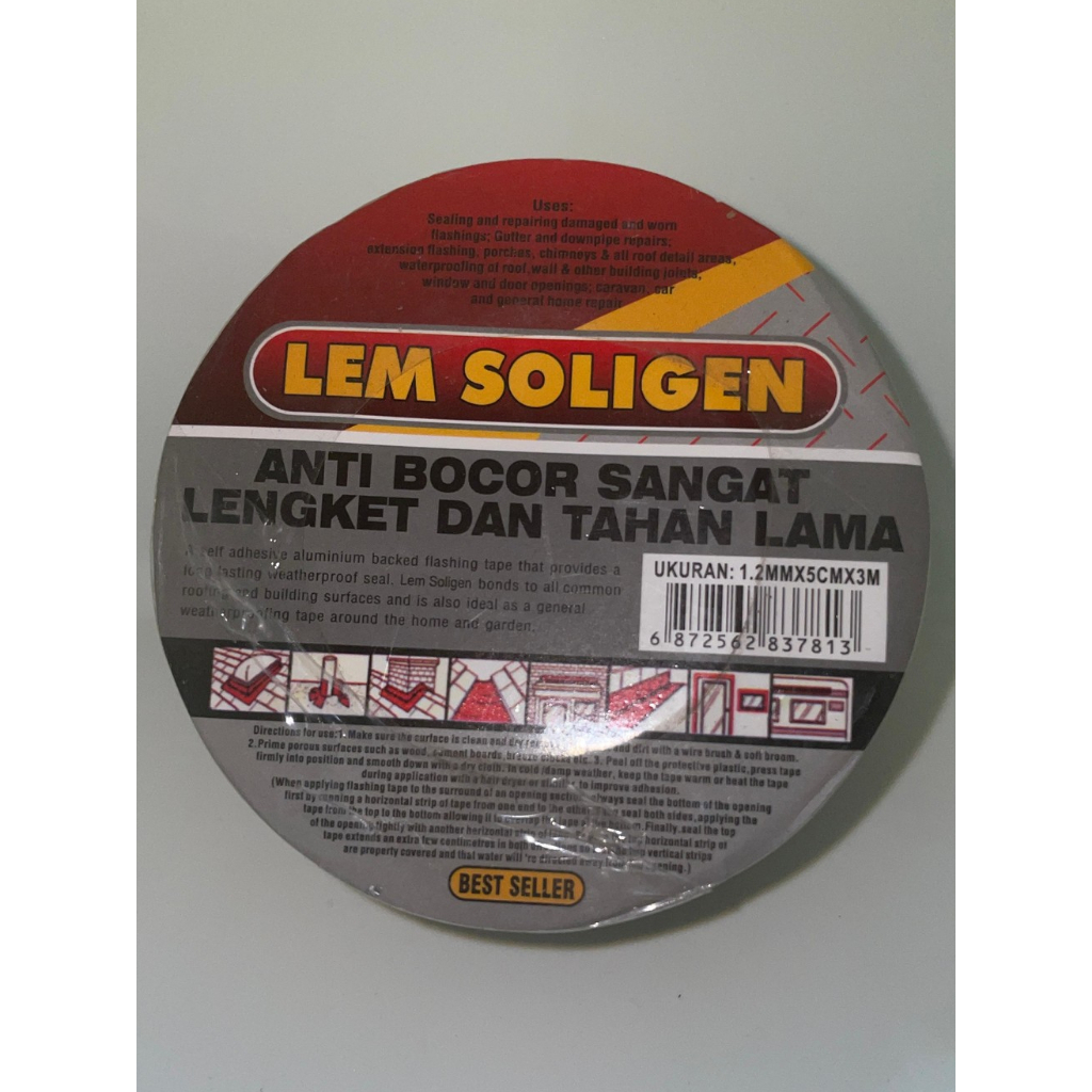 LEM SENG SOLIGEN / LEM ATAP BOCOR / LEM SENG ANTI BOCOR / TAMBAL SENG SOLIGEN /LEM GENTENG / LAKBAN 