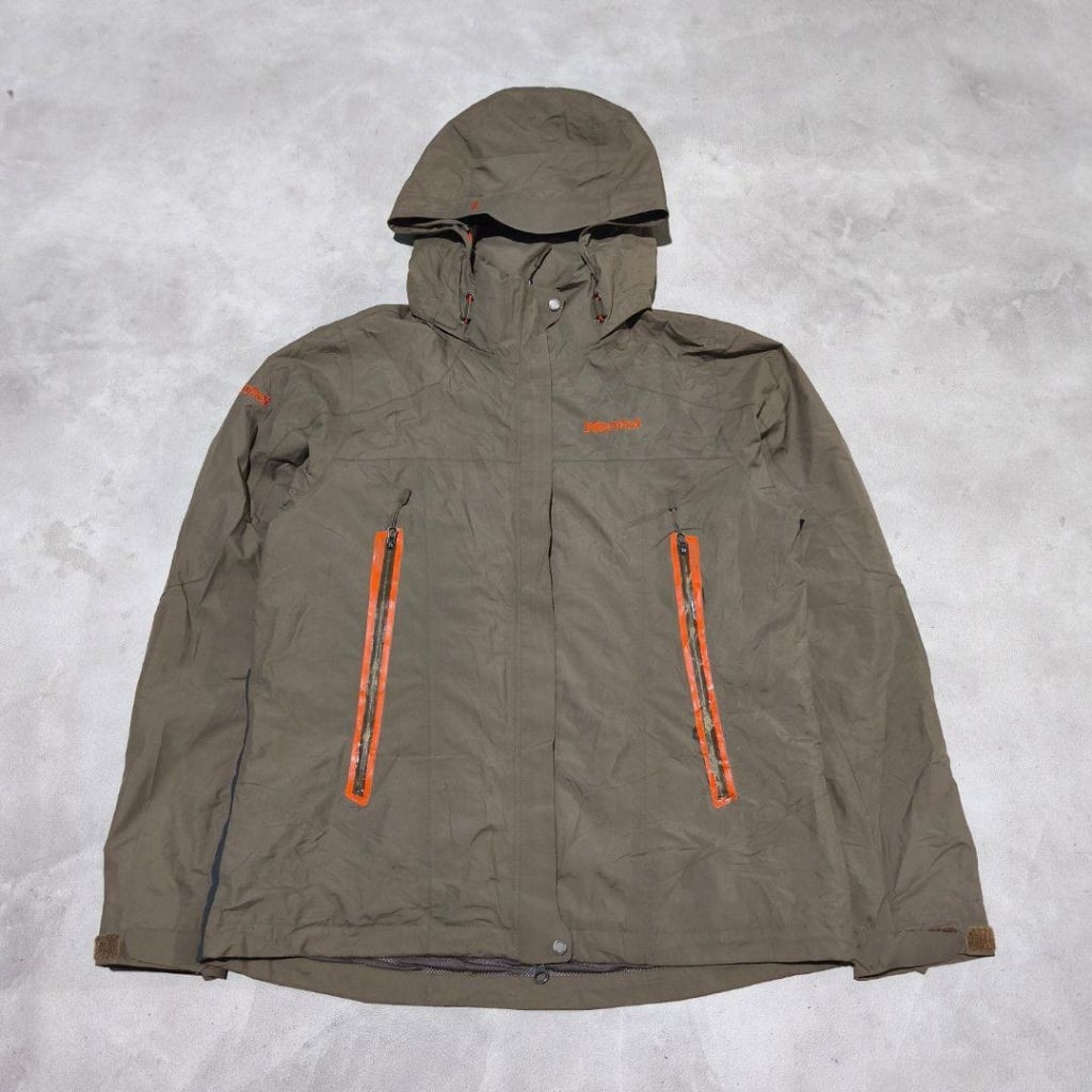 Jaket softshell outdoor hiking gunung marmot coklat