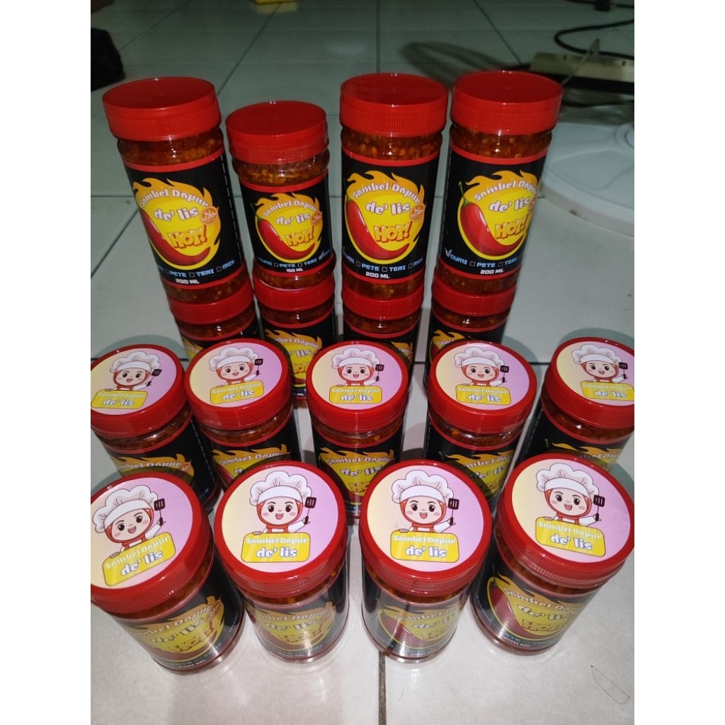 

sambel teri dapur de'lis