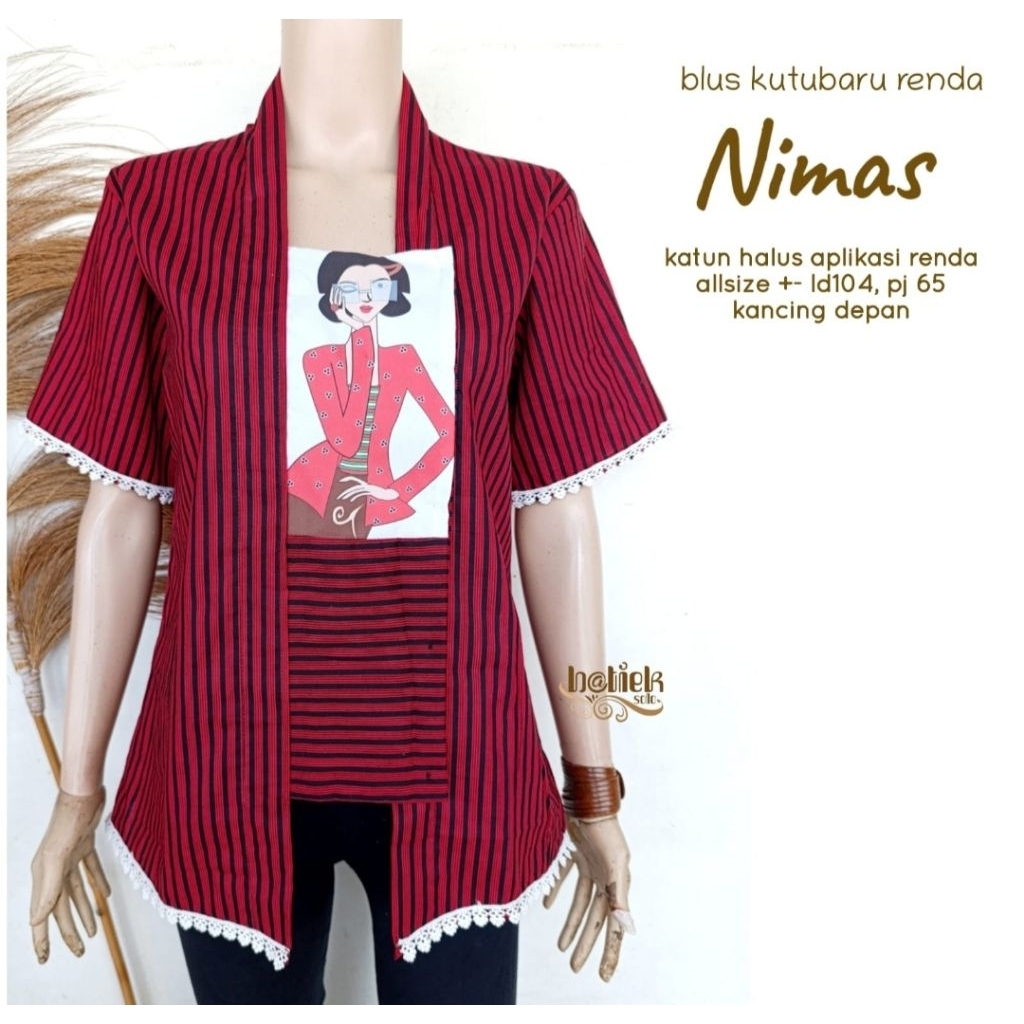 Blus Lurik kombinasi