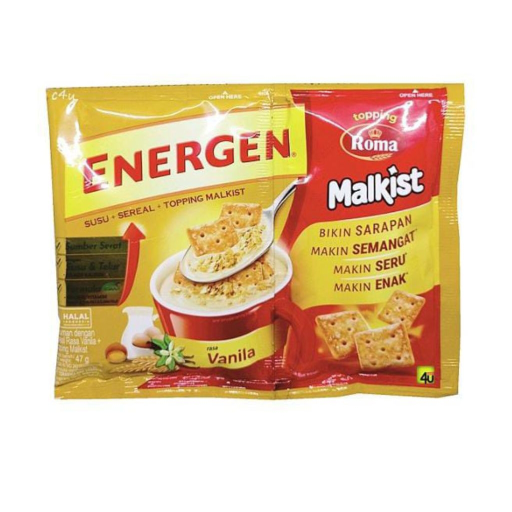 

Energen Topping Malkist 10 Sachet