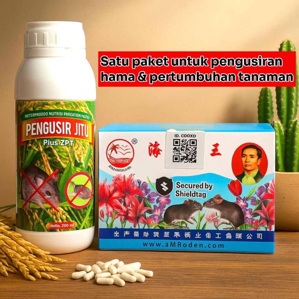 PAKET Haizhenwei + Pengusir Jitu Pembasmi Hama Tikus, Racun Tikus Cair Mati Kering Tanpa Bau