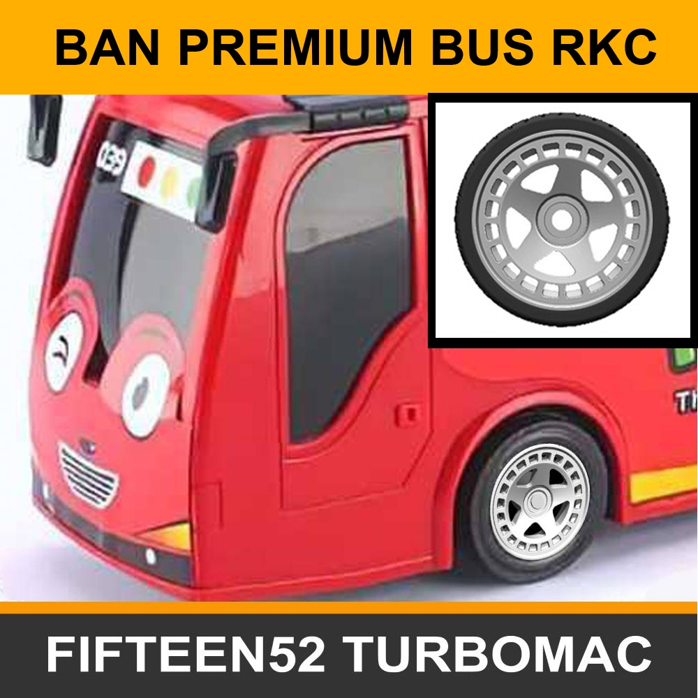 Miniatur Bus RKC Ban Velg Premium Custom Untuk Bis Mainan Anak Skala 1/35 TURBOMAC
