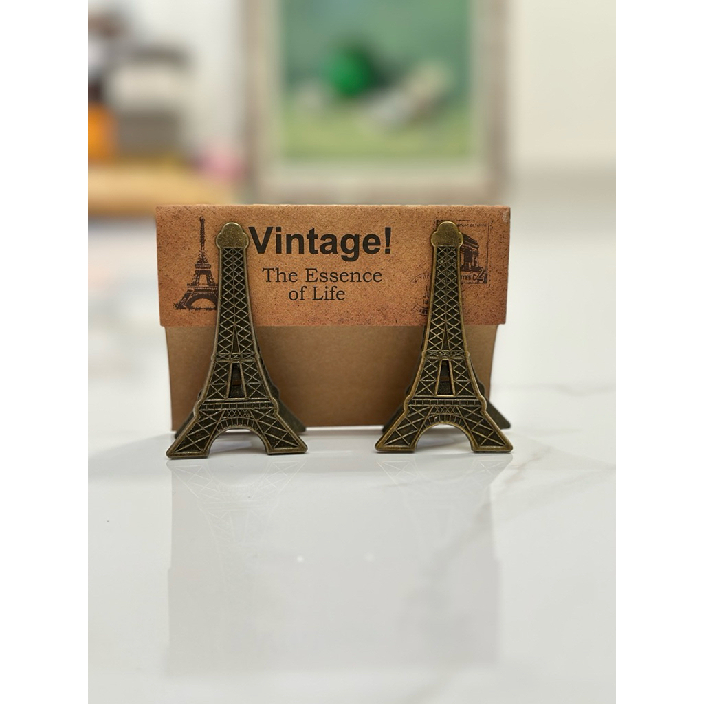 

memo clip klip eiffel tower vintage paris photo holder foto