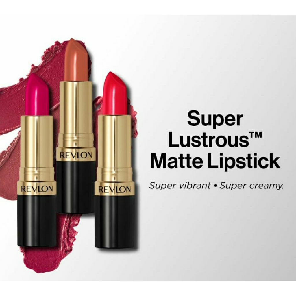 Revlon - Superlustrous Matte Lipstik Make Up (matte & tahan lama)