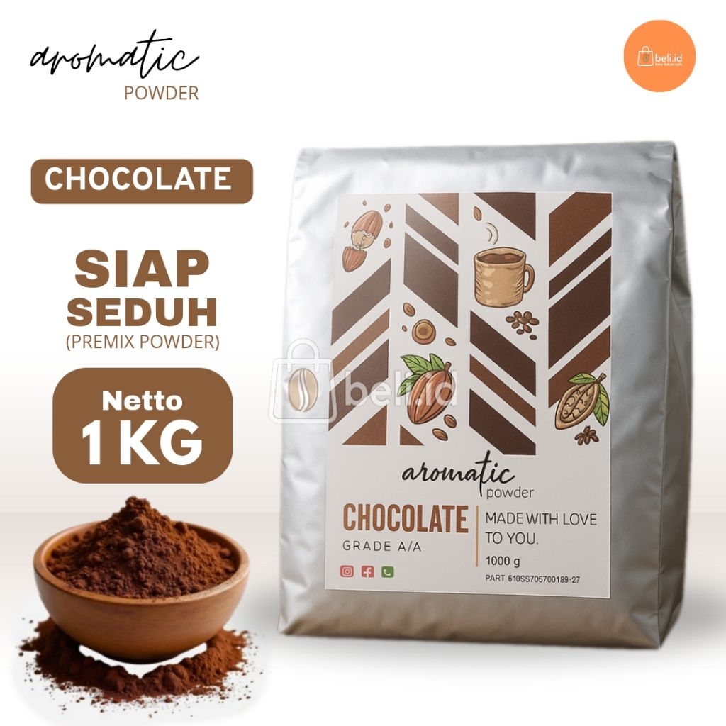 

Aromatic Powder Chocolate Grade A 1000gr Bubuk Minuman Rasa Coklat