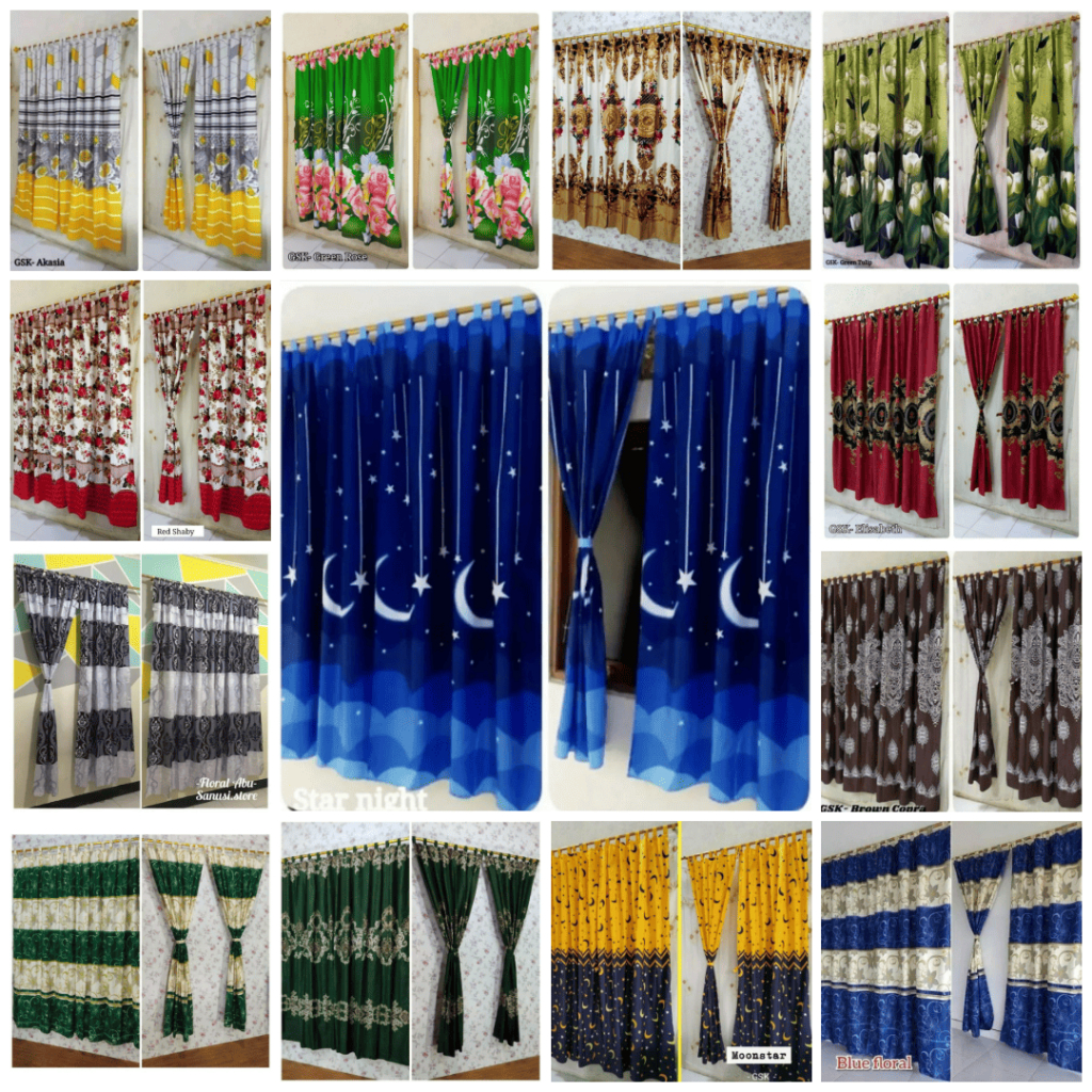 TIRAI GORDEN JENDELA KAMAR TIDUR KARAKTER MURAH | GORDYN SELAMBU HORDENG SLAMBU CENDELA KECIL PANJAN