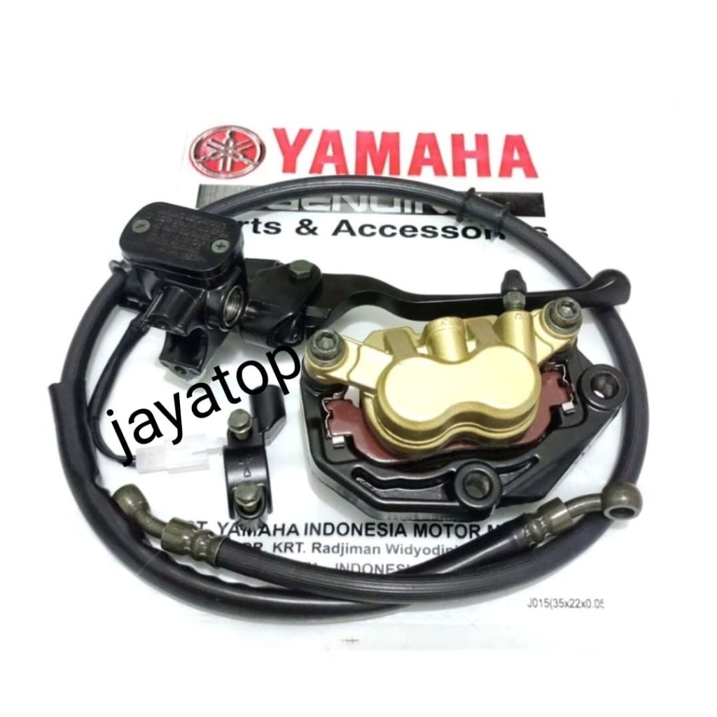 selang rem+master rem set+kaliper depan Yamaha Jupiter z burhan