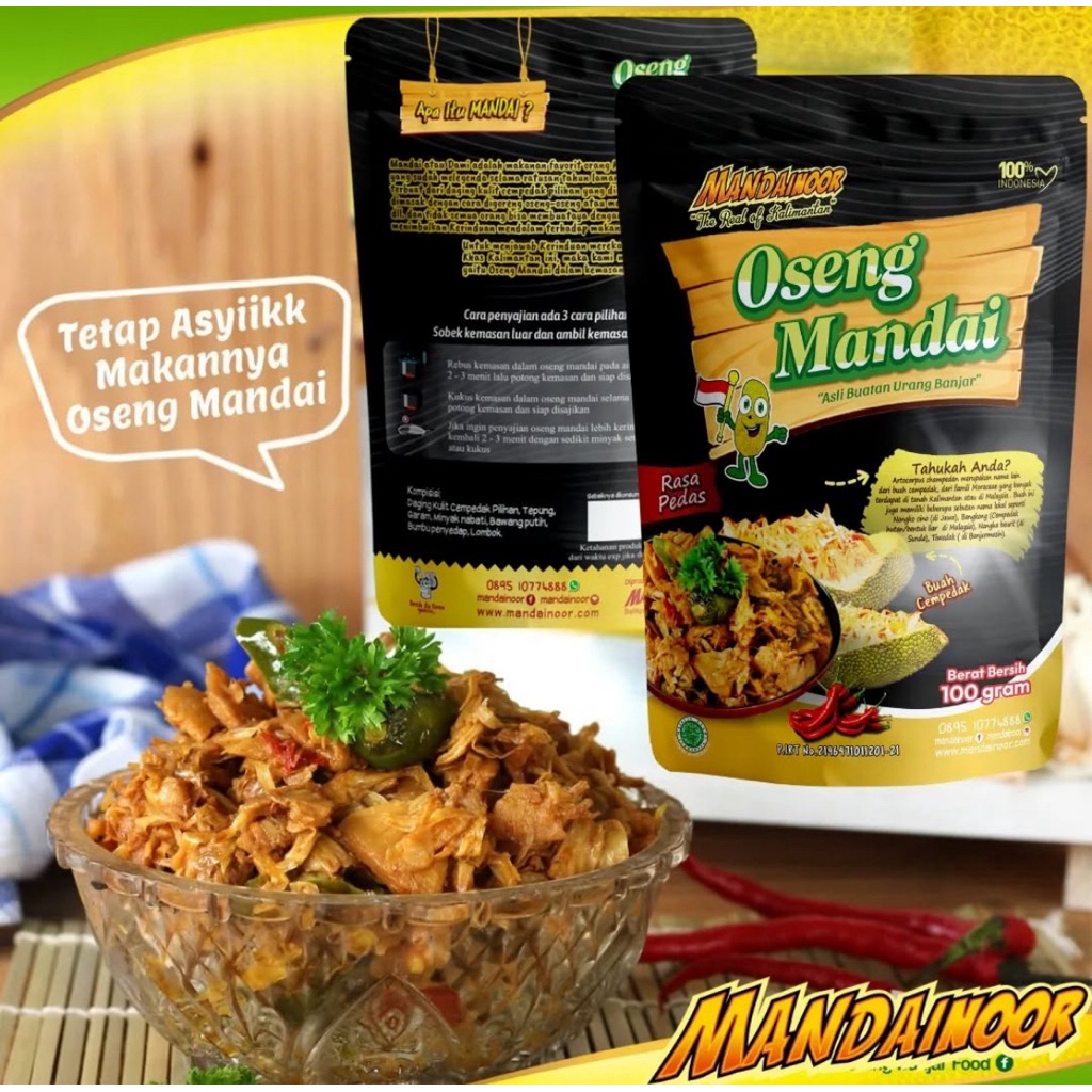 

Oseng Mandai Khas Kalimantan || asli dari kulit cempdak