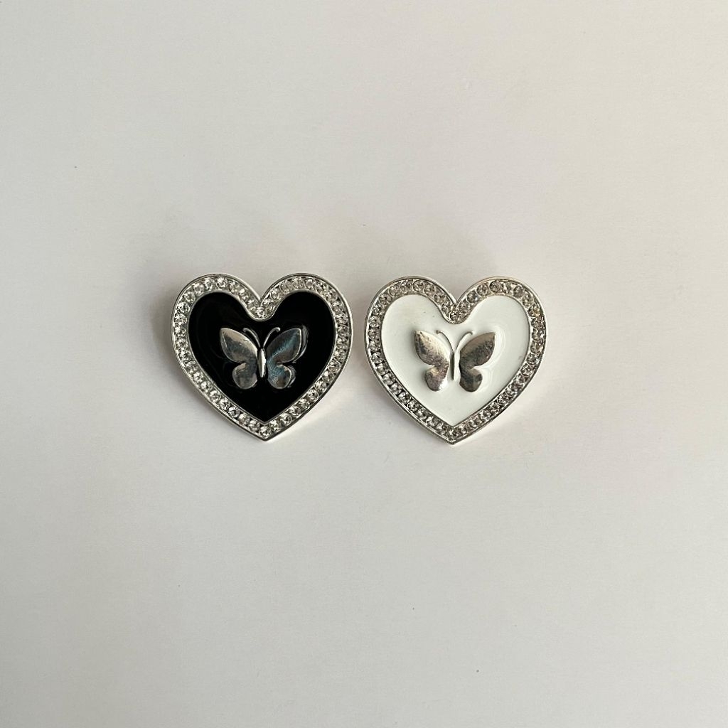 BROS BAJU BROS HIJAB BROS JILBAB MOTIF LOVE KUPU KUPU WARNA SILVER