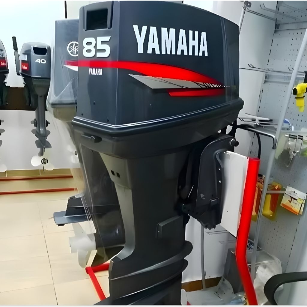 Mesin Tempel Perahu Yamaha 85 Pk Bekas E85AEDL Mesin Perahu Tempel