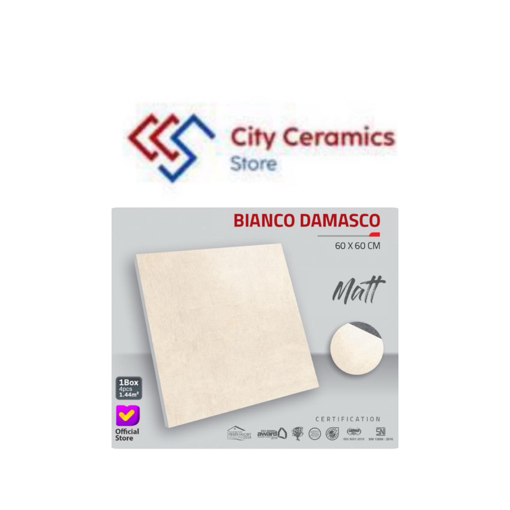 INDOGRESS BIANCO DAMASCO 60x60