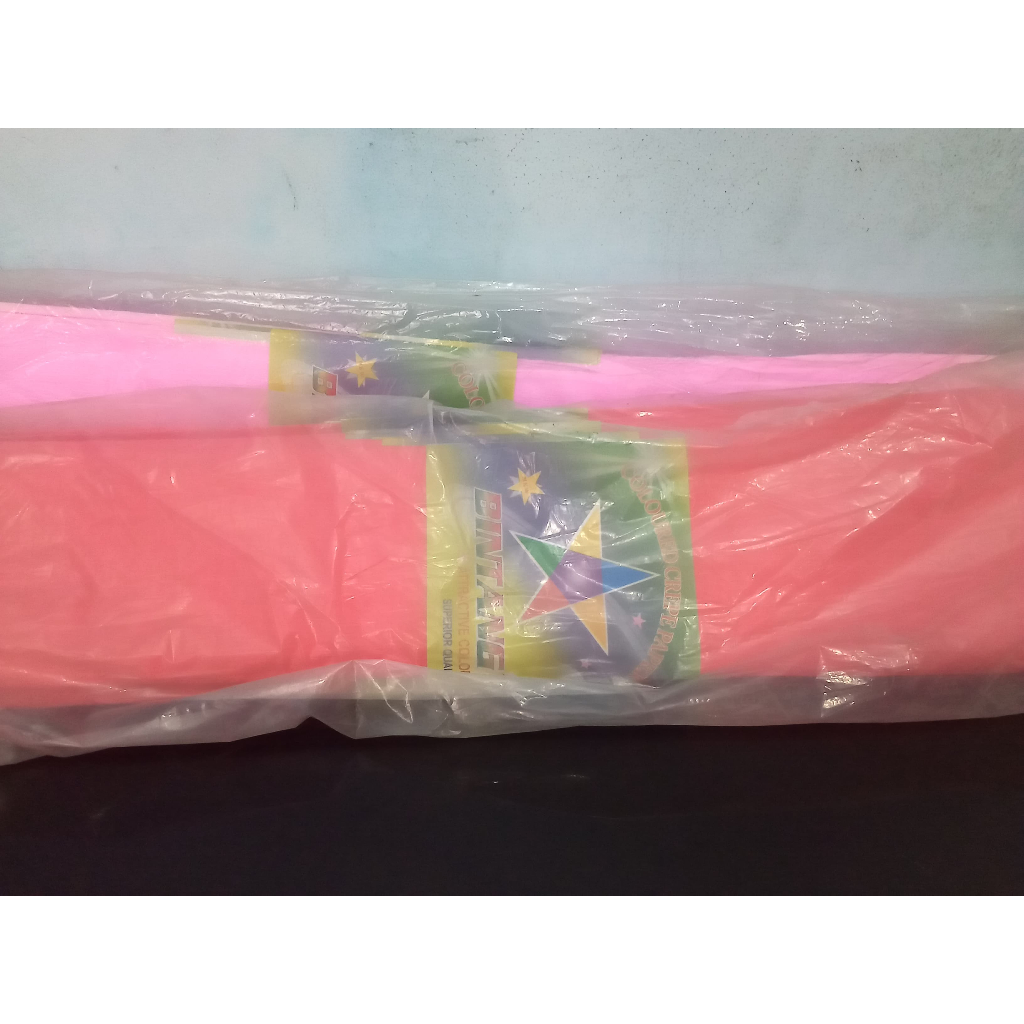 

Kertas Crepe Bintang / Crape Sunrise Beragam Warna
