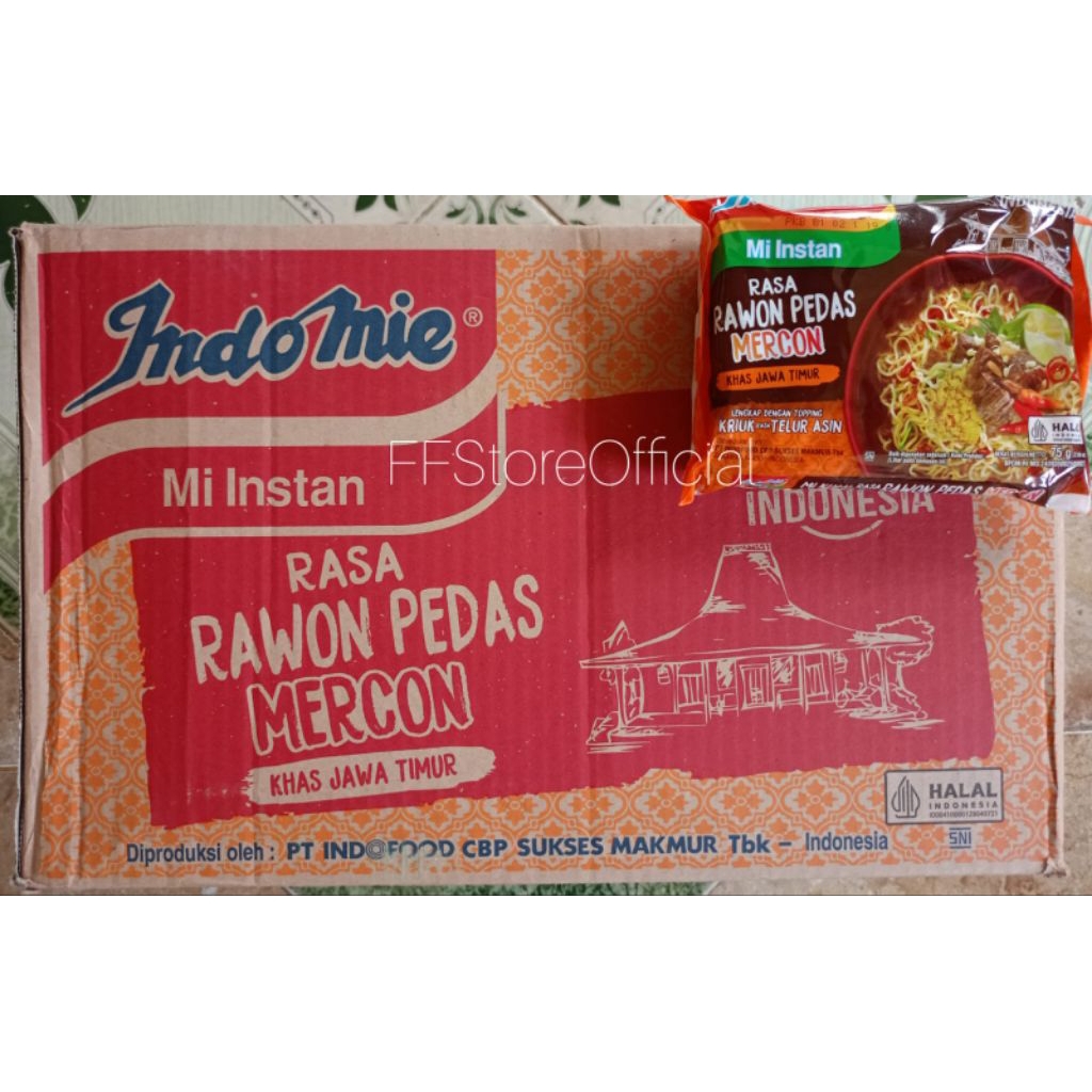 

INDOMIE Rawon Pedas 1 Dus isi 40 (PROMOSI TOKO BARU)