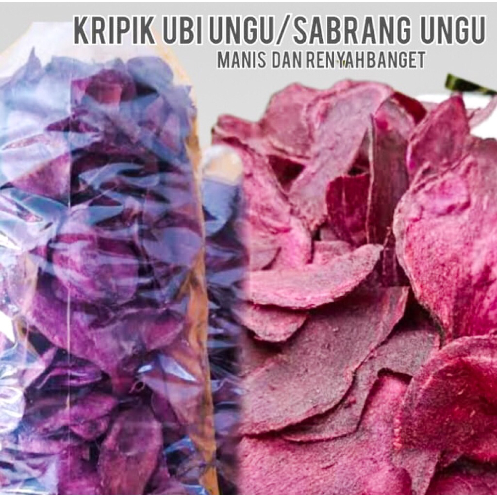 

Keripik Ubi Ungu , Keripik Sabrang Ungu , Keripuk Bolet ungu purple
