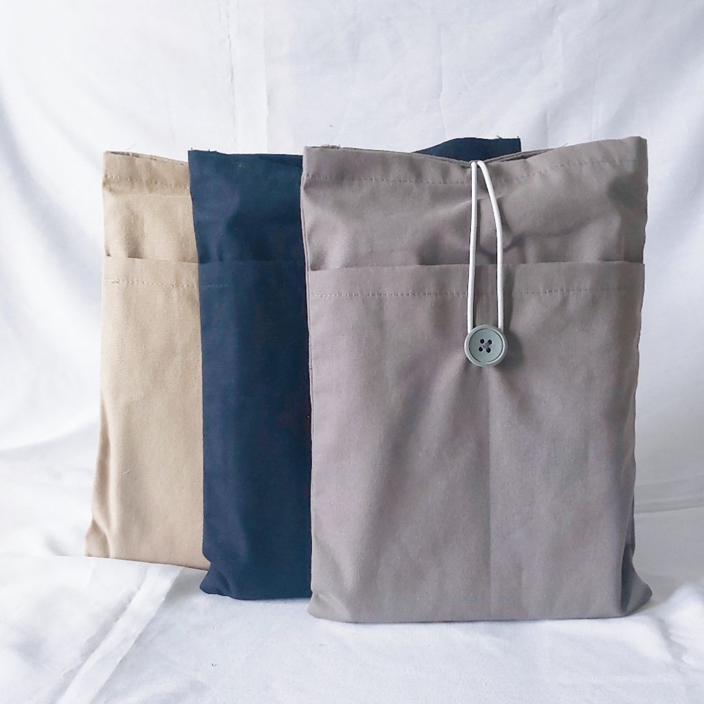 

Book Sleeve Small | Kantong Buku Kain | Pouch Novel - Polos